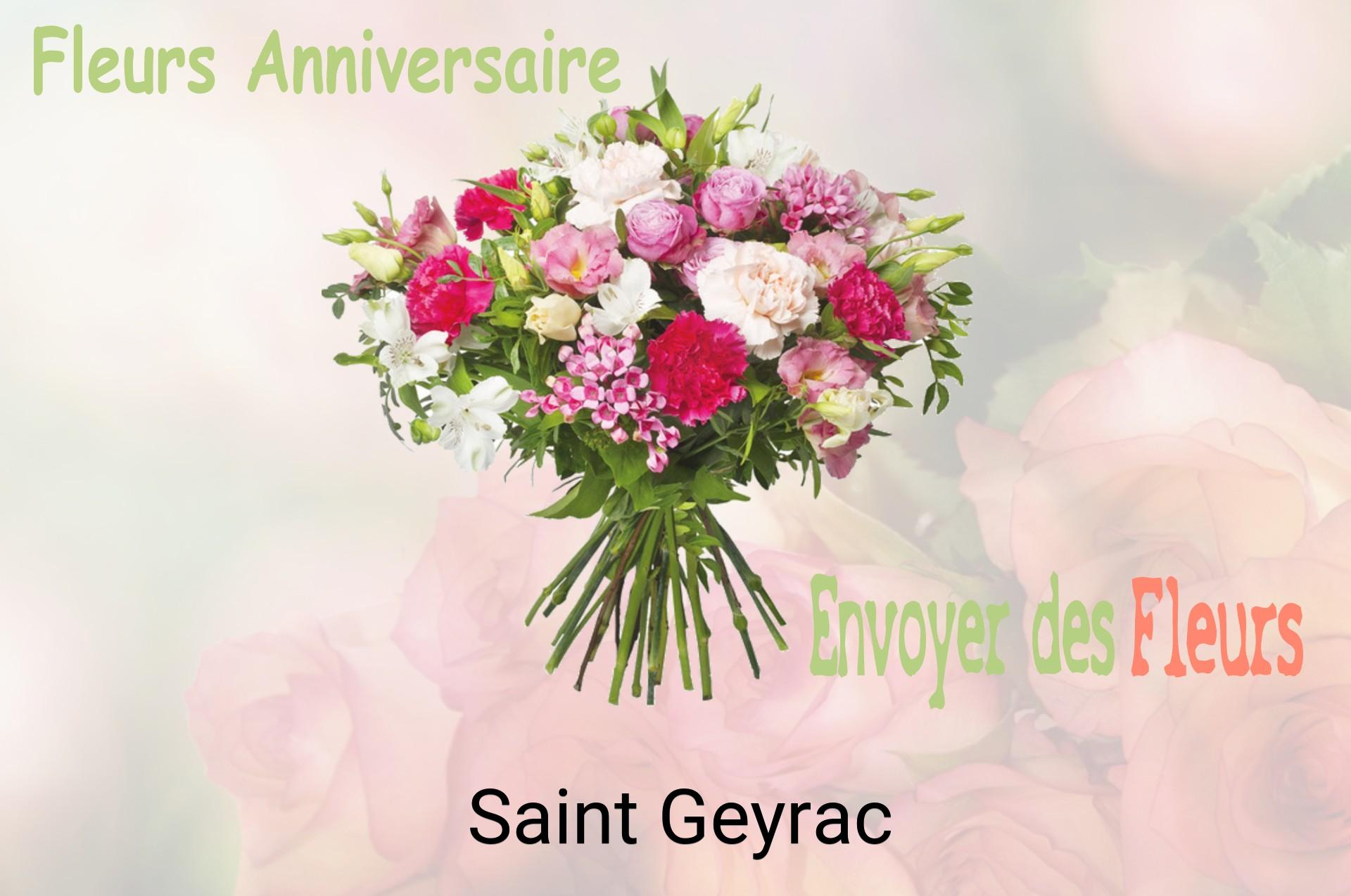 Bouquet de fleurs d’anniversaire livré à Saint-Geyrac